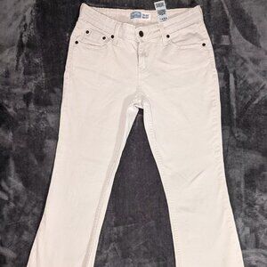 Levi's Pants Men's Size M Beige Flat Front 100% Cotton Everyday Walk